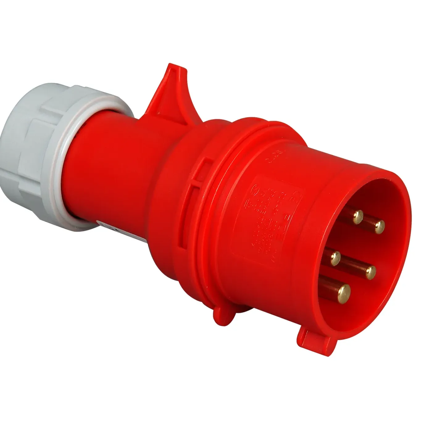 Kopp CEE stekker 5-polig 32A 400V rood