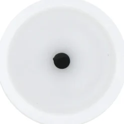 Kopp contrastekker randaarde PVC wit