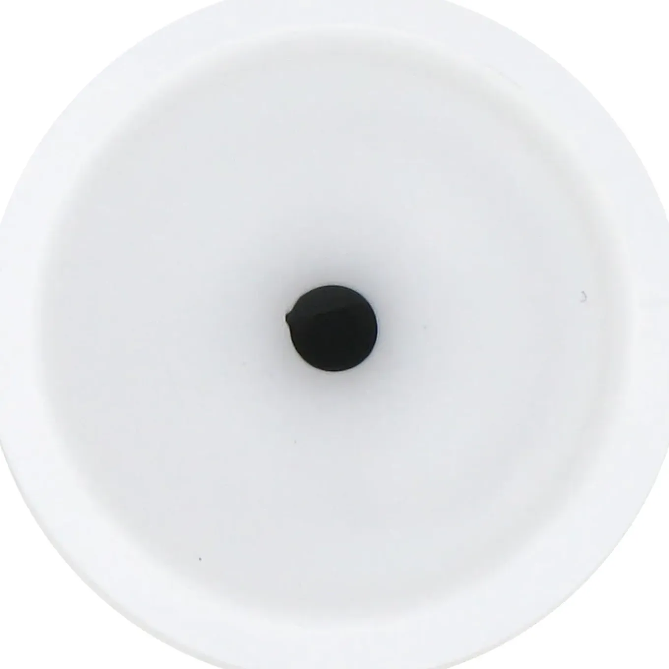 Kopp contrastekker randaarde PVC wit