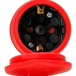 Kopp Contrastekker RA - Rood - Rubber - IP44