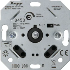 Kopp dimmer TechnikCenter LED druk RLC 3-170W
