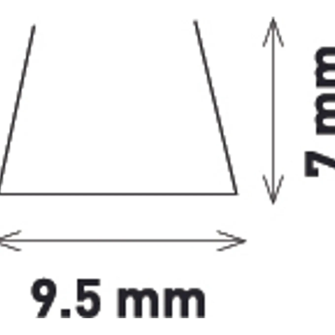 Kopp kabelgoot transparant zelfklevend 7,5mm x 5mm x 2m