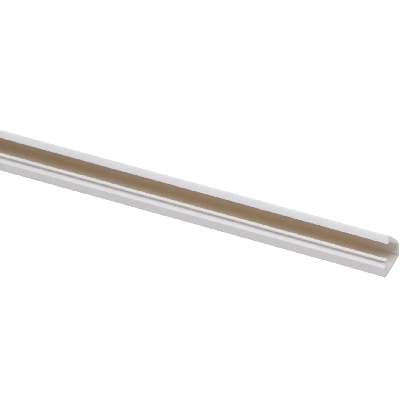 Kopp kabelgoot 12x7,5mm + plakstrip 1m
