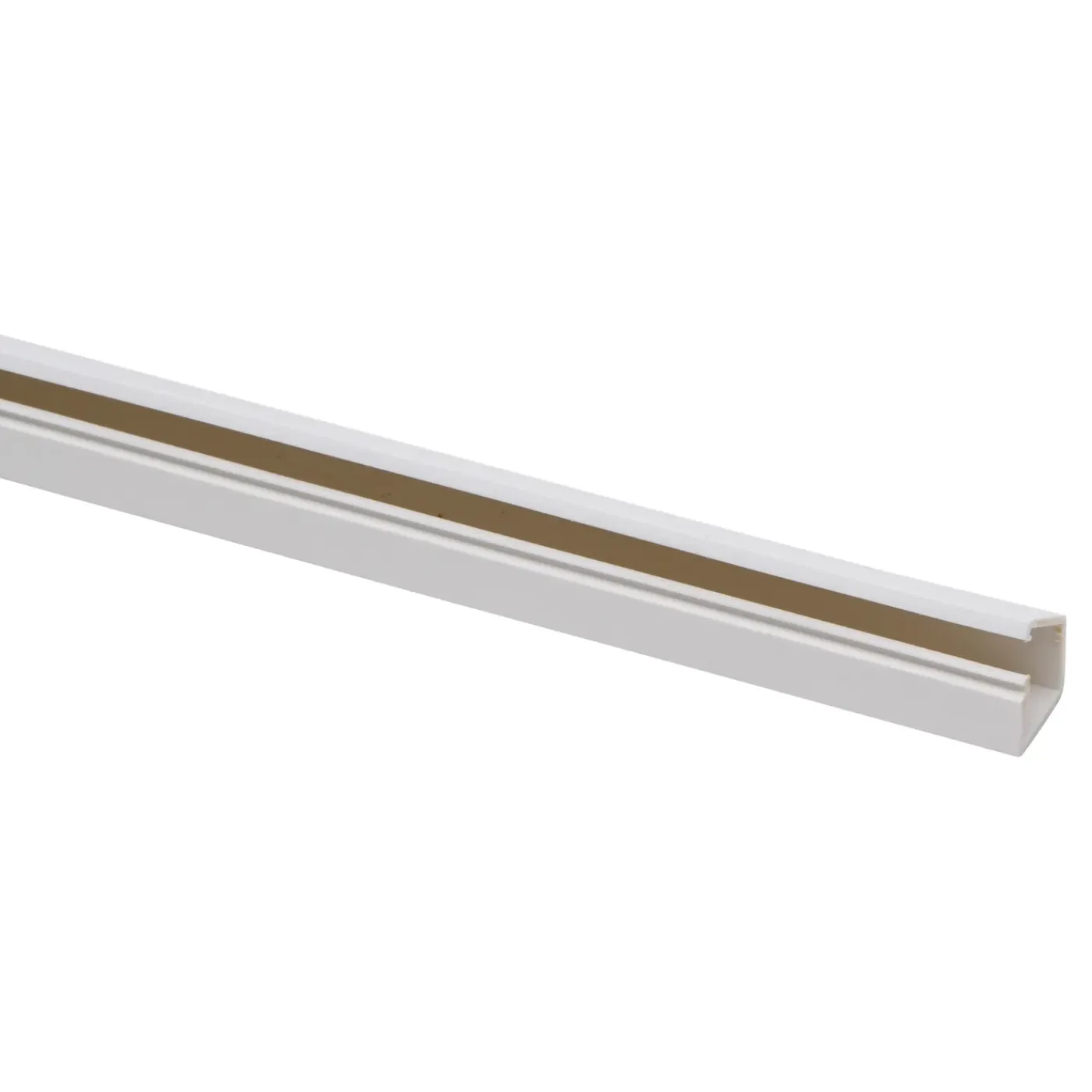 Kopp kabelgoot 12,5x13mm + plakstrip 1m