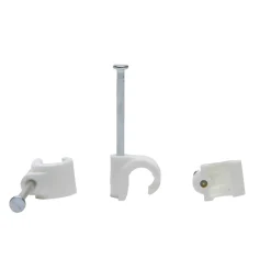 Kopp spijkerclip 7-11mm wit 100st.