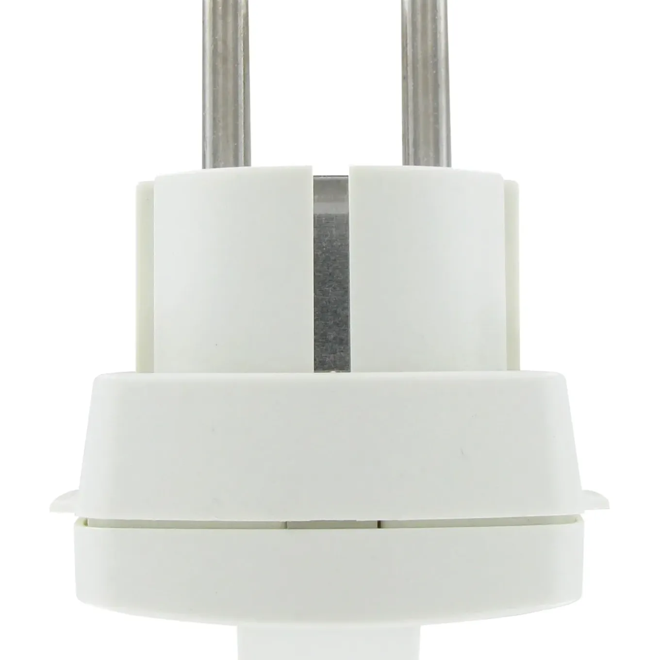 Kopp stekker geaard afschakelbaar haaks wit