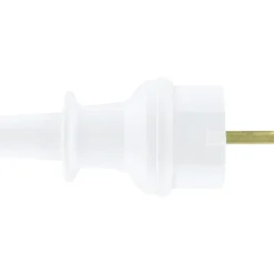 Kopp stekker geaard PVC IP44 wit