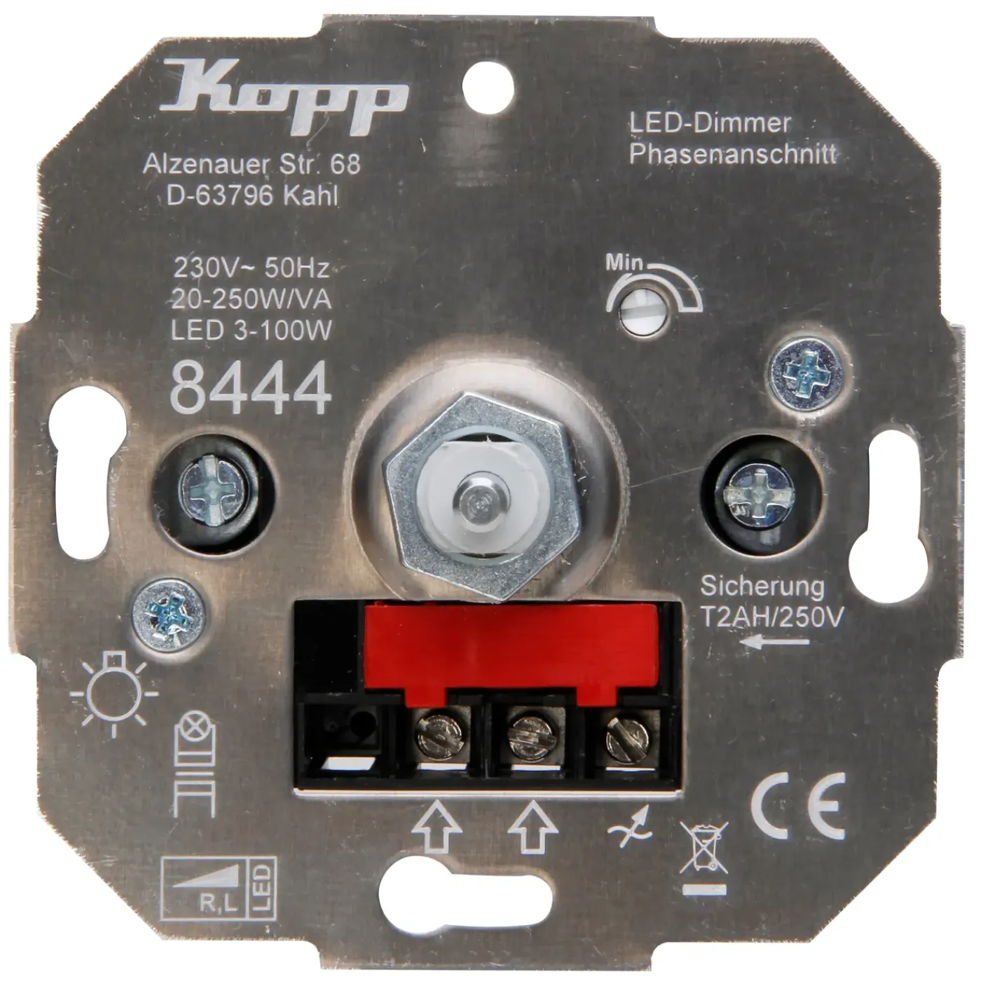 Kopp TechnikCenter Dimmer - Inbouw - 3-100W