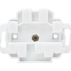 Kopp TechnikCenter Inbouwstopcontact KPN - Telefonie‑wandcontactdoos - 4‑polig - Onbehandeld Staal