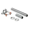 Kopp verlichting ophangset buisnippel 30 + 80mm 2 moeren M10