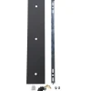 Kopp verlichtingsarmatuur 3 stopcontacten 470x95mm zwart