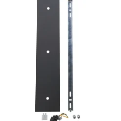 Kopp verlichtingsarmatuur 3 stopcontacten 470x95mm zwart