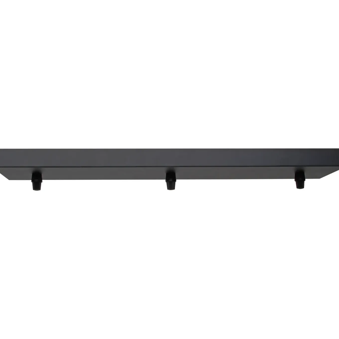 Kopp verlichtingsarmatuur 3 stopcontacten 470x95mm zwart