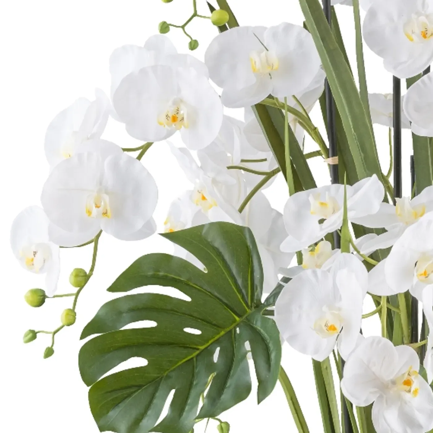 Kopu Phalaenopsis Xl Kunstorchidee 120 Cm - Real Touch - Wit