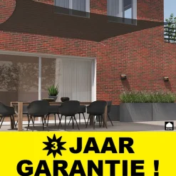 Kopu Schaduwdoek Rechthoek 280 Gram Waterdoorlatend 3x4 M - Creme