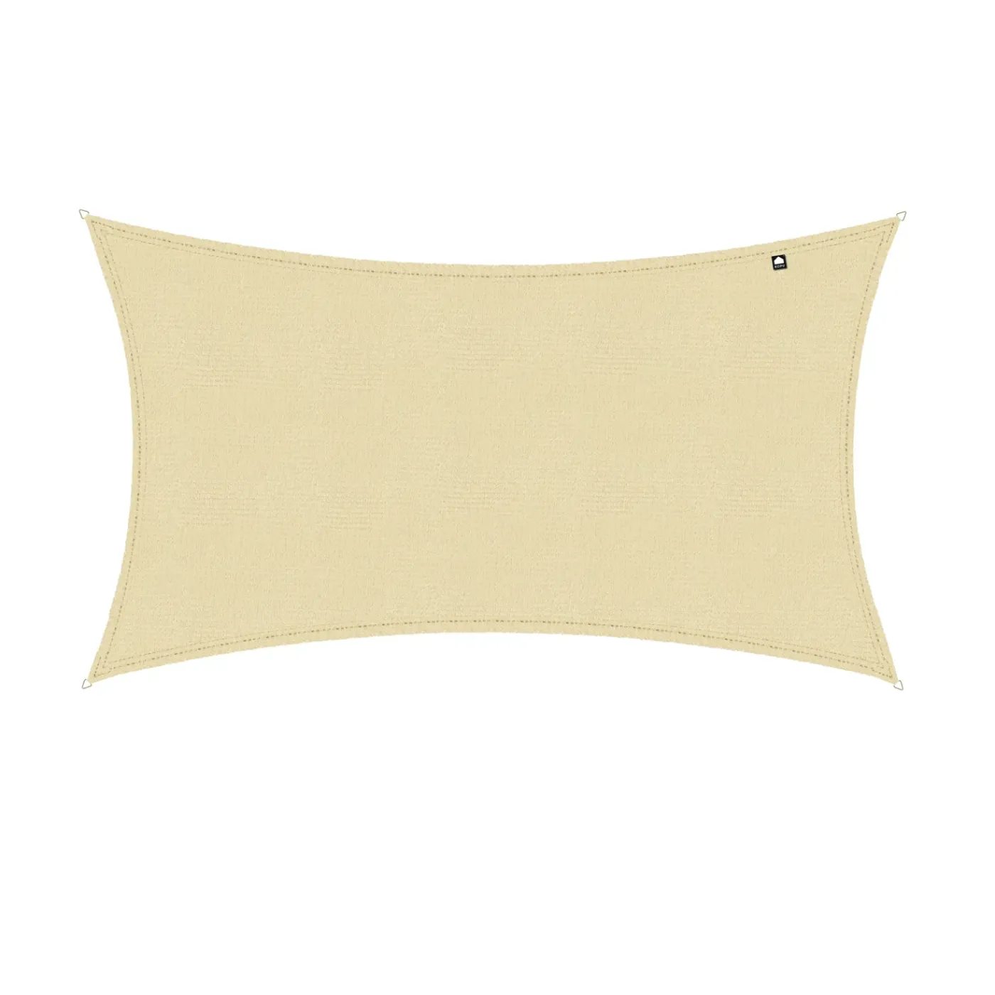 Kopu Schaduwdoek Rechthoek 280 Gram Waterdoorlatend 3x4 M - Creme