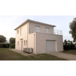 Kordo - Balustradepaal Voor Vlakke Montage - Prestio - Grijs Aluminium