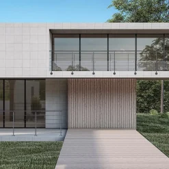 Kordo - Balustradepaal Voor Zijmontage - Prestio - Antraciet Aluminium