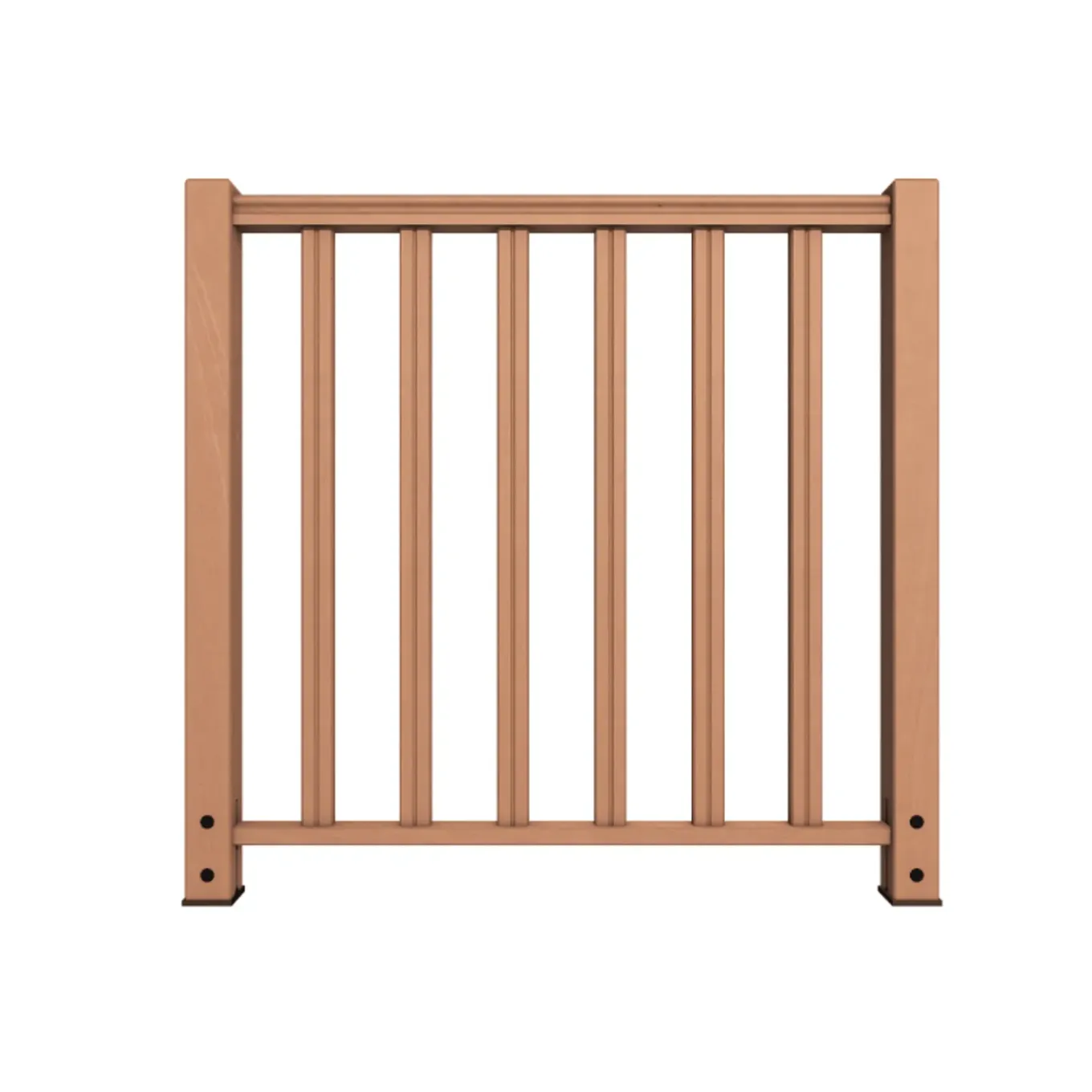 Kordo - Balustradepaal, Zijbevestiging - Beukenhout