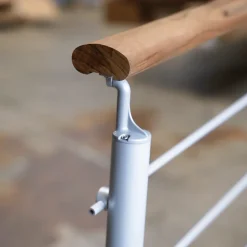 Kordo - Balustrade Zijdelingse Montage - Opalu - Silver Met Kebony Handgreep - 2 M