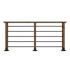 Kordo - Vullingkit Met Buizen Voor Houten Balustrade - Sepia - 1m