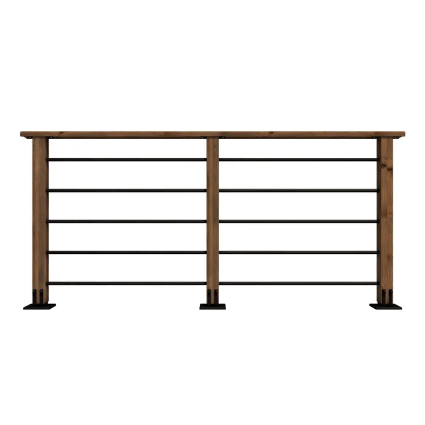Kordo - Vullingkit Met Buizen Voor Houten Balustrade - Sepia - 1m