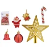Krist+ Kersthangers - 24x - Met Piek Rood Voor Mini Kerstboom