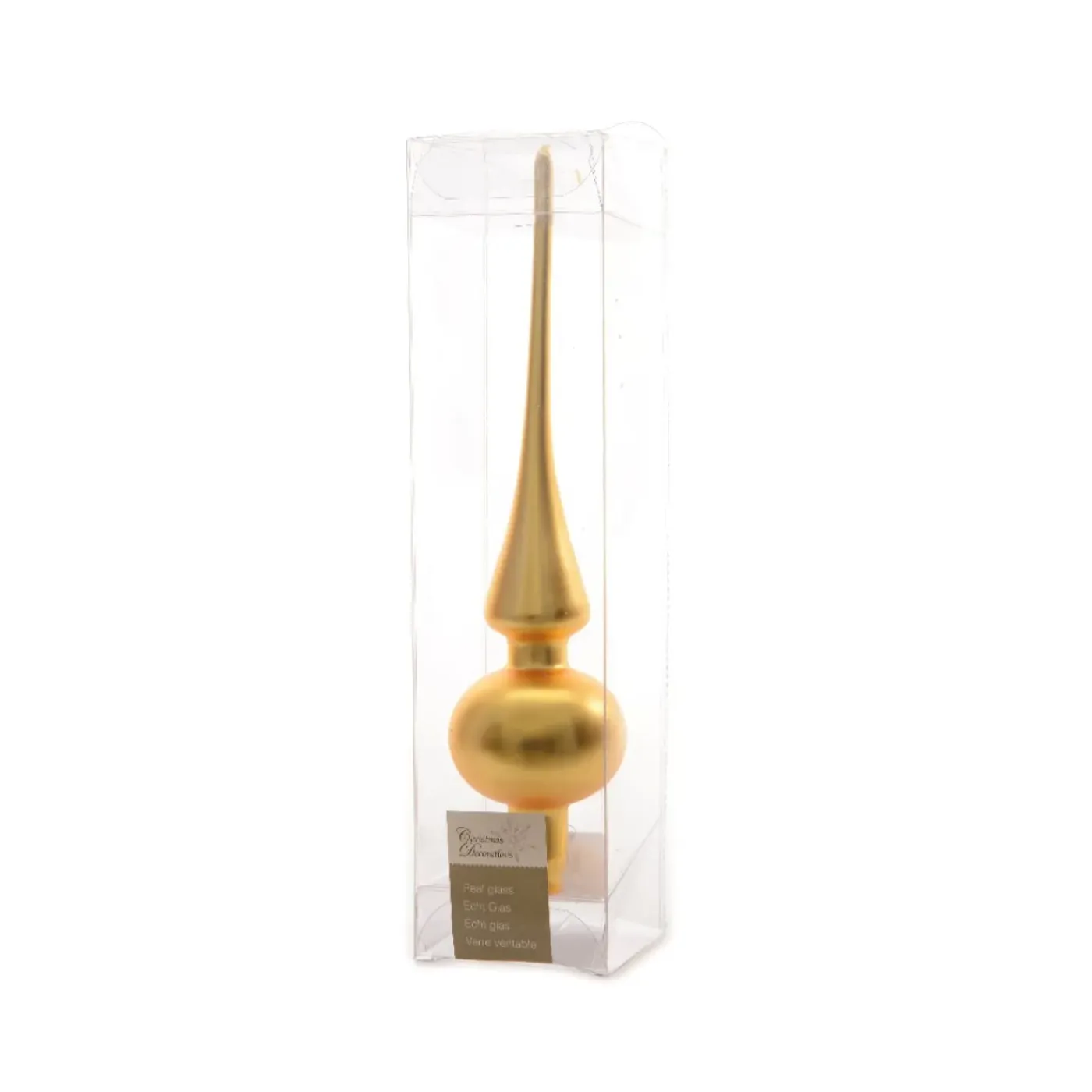 KSD - Piek glas mat 260 mm licht goud