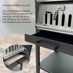 KuKoo Pizza oven - buiten + Pizzaschep