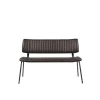 Label51 - Eetkamerbanken Gusto - Donkerbruin - 63x120x81cm