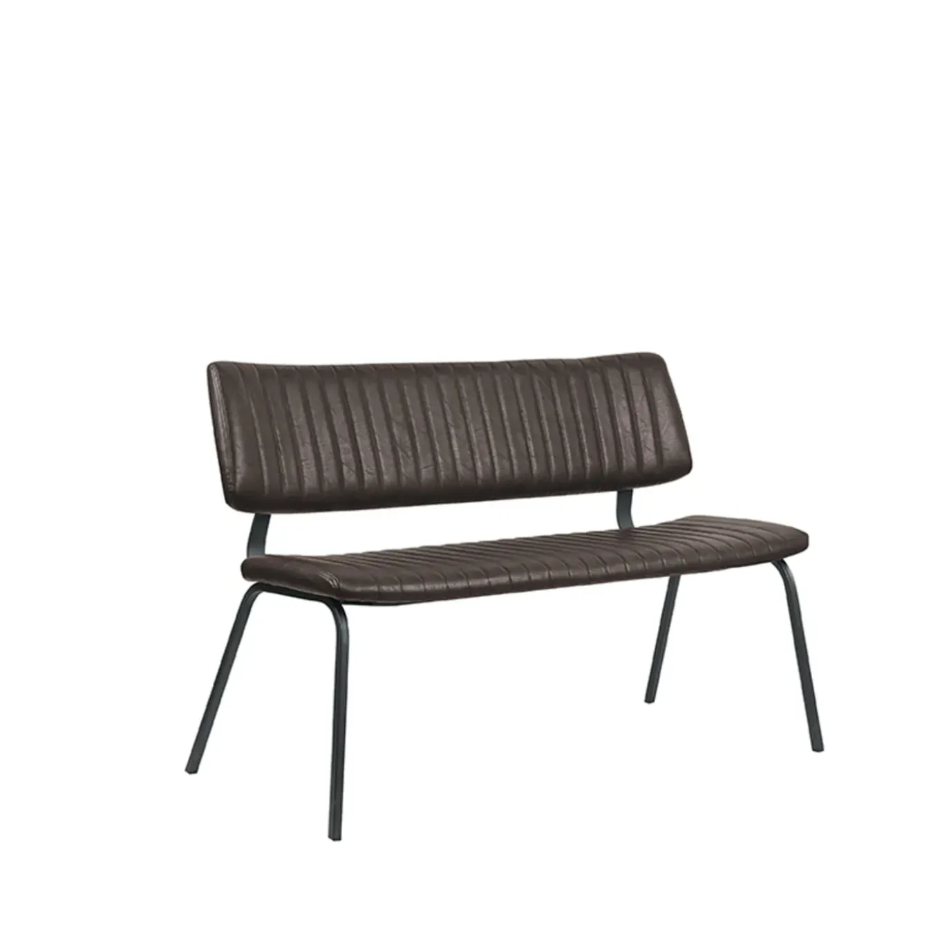 Label51 - Eetkamerbanken Gusto - Donkerbruin - 63x120x81cm