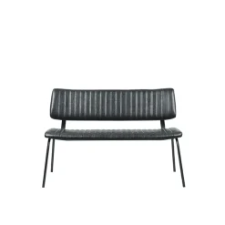 Label51 - Eetkamerbanken Gusto - Zwart - 63x120x81cm