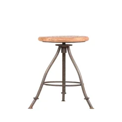 LABEL51 Kruk Jaipur - Grijs - Mangohout