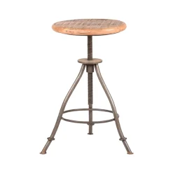 LABEL51 Kruk Jaipur - Grijs - Mangohout