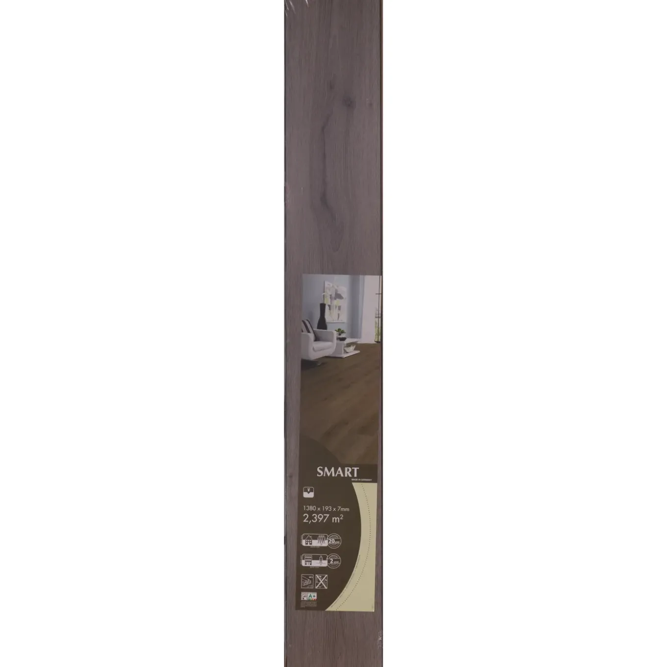 Laminaat Trend Oak Titan - Bruin - 2-zijdige V-groef - 7mm - 2,397m²
