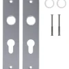 Langschild euro 55mm aluminium