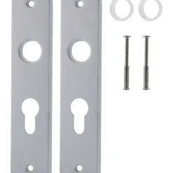 Langschild euro 55mm aluminium