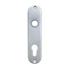 Overig Langschild euro 55mm ovaal aluminium