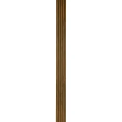 Overig Lattenwand - Donkerbruin - MDF - 260x22cm - 12mm - 2 Stuks