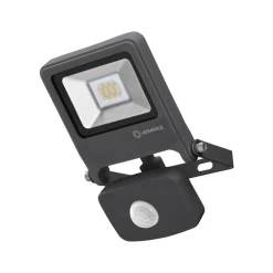 Ledvance Breedstraler Endura Flood - Donkergrijs - 10W - Neutraal Wit - IP44 - met Bewegingssensor