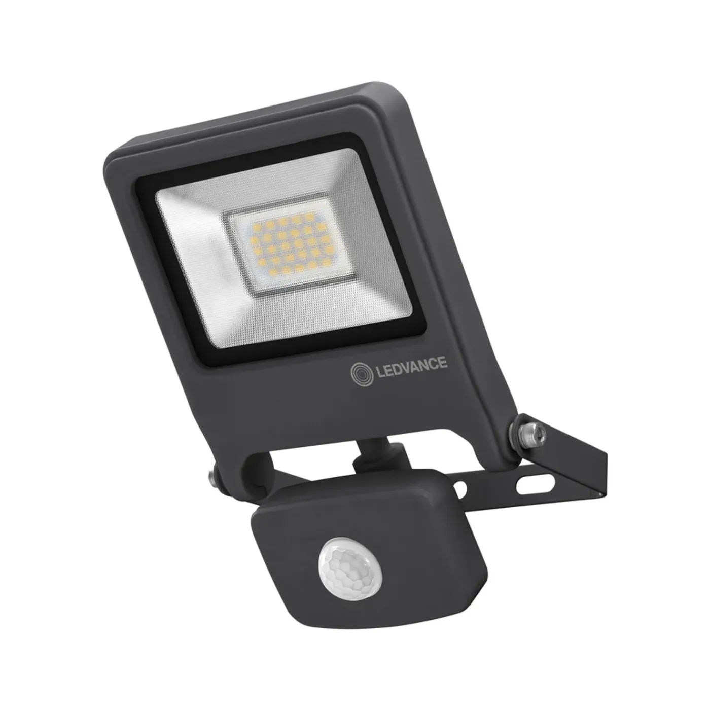 Ledvance Breedstraler Endura Flood - Grijs - 20W - Neutraal Wit - IP44 - met Bewegingssensor