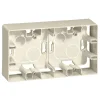 Legrand opbouwkader 2 modules Niloé wit-crème