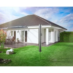 Leifheit Droogmolen Linomatic 500 Plus - Incl. Betonanker - Antraciet - 50m