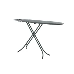 Leifheit Strijkplank Classic M Basic - In hoogte verstelbaar - Vast strijkijzerplateau - Zwart - 120x38cm