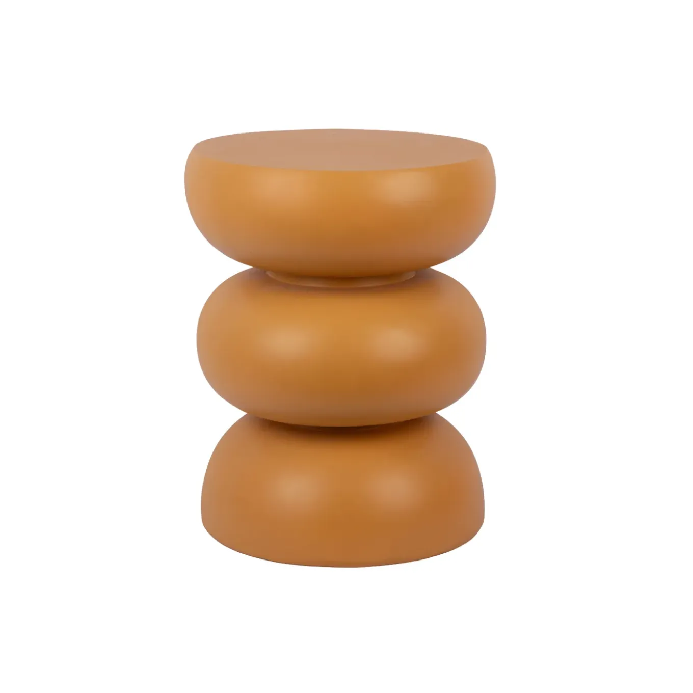 Leitmotiv - Kruk Curva - Geel - 35,5x35,5x44 Cm