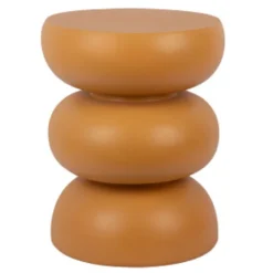 Leitmotiv - Kruk Curva - Geel - 35,5x35,5x44 Cm
