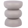 Leitmotiv - Kruk Curva - Grijs - 35,5x35,5x44 Cm