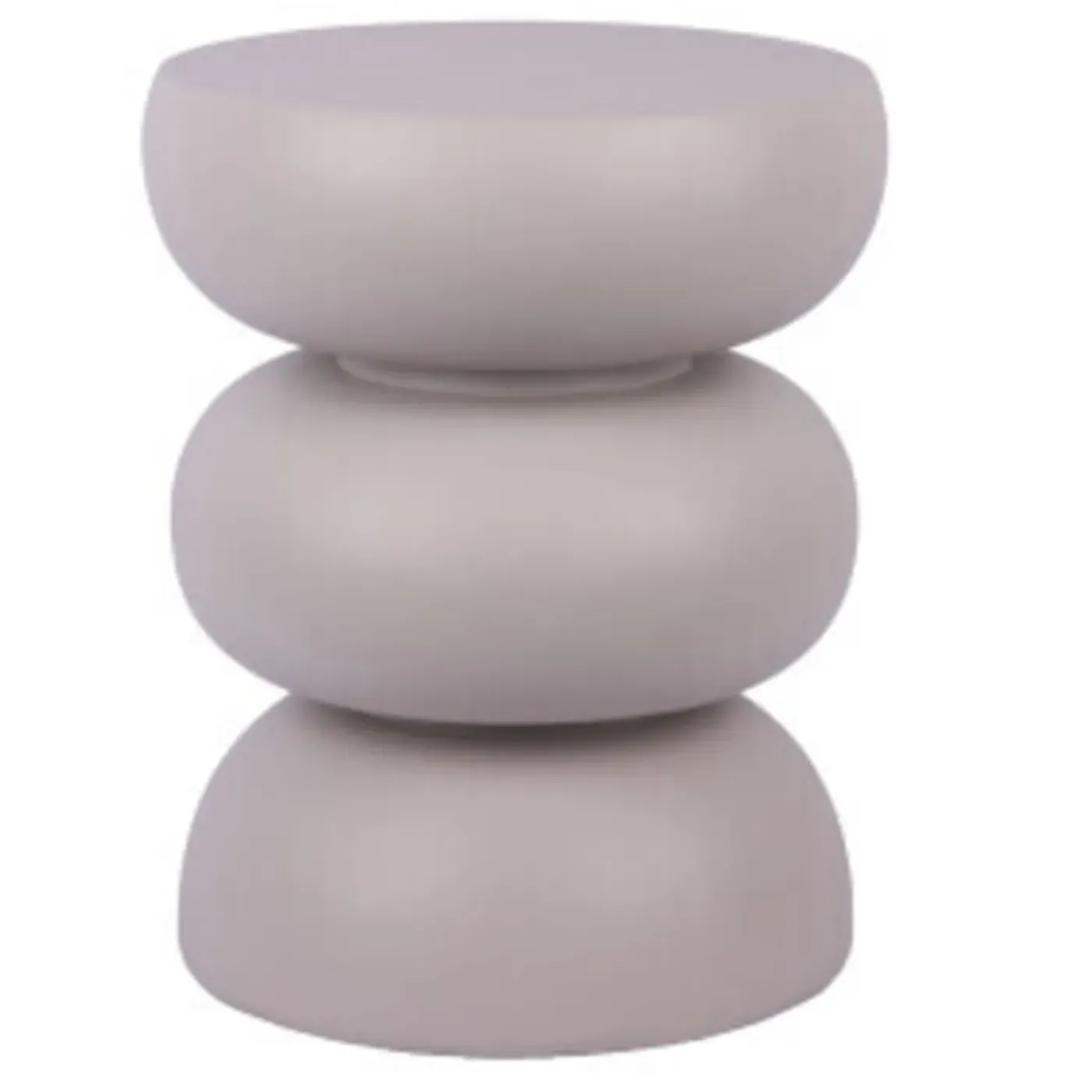 Leitmotiv - Kruk Curva - Grijs - 35,5x35,5x44 Cm