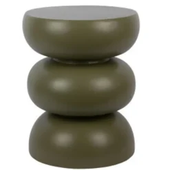 Leitmotiv - Kruk Curva - Groen - 35,5x35,5x44 Cm