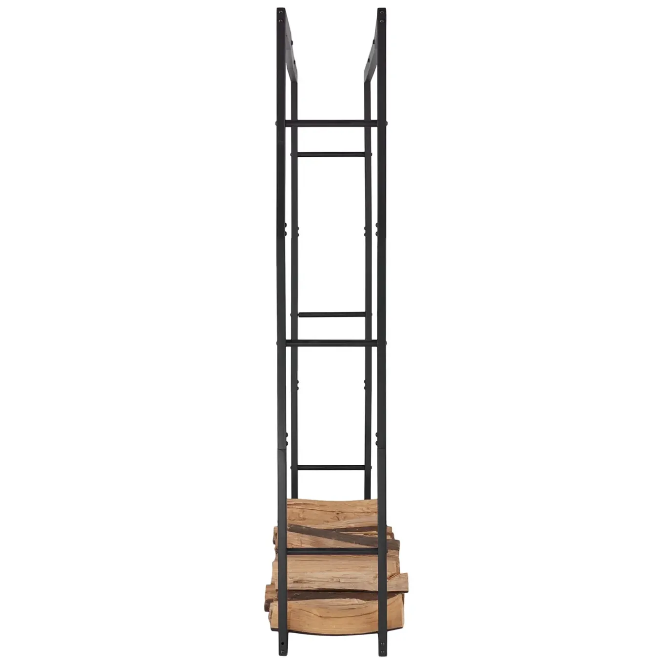 Lendo Online Brandhoutrek 148×25×148 Cm Zwart Staal